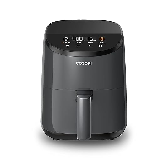 Iceberg IndestrucTable Classic Personal Folding Table, Heavy Duty Utility Table, Adjustable Height & Cosori Mini Air Fryer 2.1 Qt, 4-in-1 Small Airfryer, Bake, Roast, Reheat, Space-Saving & Low-Noise-NeatNest