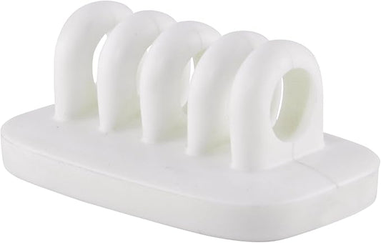 Cable Clip Holder Weighted Desktop Cord Management Fixture (White)-NeatNest
