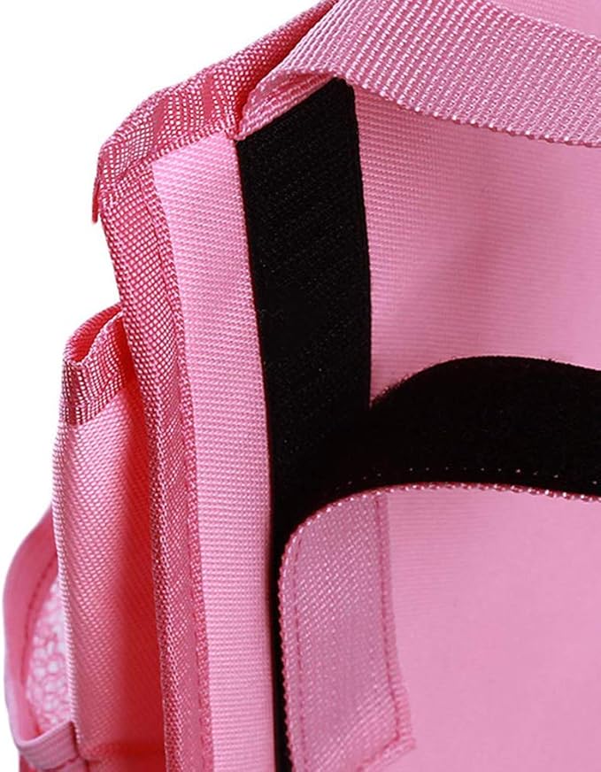 Bunk Bed Organizer - Bedside Storage Caddy with Pocket, Hanging Organizer for Camp, Dorm, Room, Hospital Bed Rail and More (Pink)-NeatNest