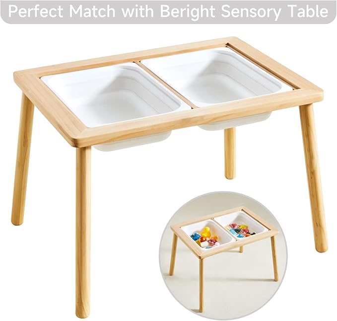 Beright 2 Pack Storage Bins, Collapsible Wash Basin Folding Dish Tub Sink, Space Saving for Dishing, Fruit, and Camping, Hiking and Home, Grey, 2 in 1 Set-NeatNest