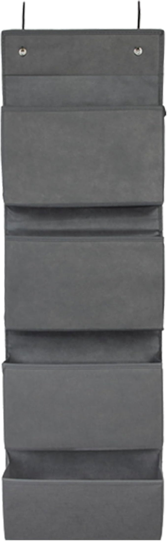 Joyful Moose Over the Door Hanging Organizer Closet Storage Bins Grey-NeatNest