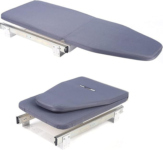 Retractable Ironing Board, Pull-Out Ironing Board Cabinet, Foldable Ironing Storage Station for Small Spaces (Grey)