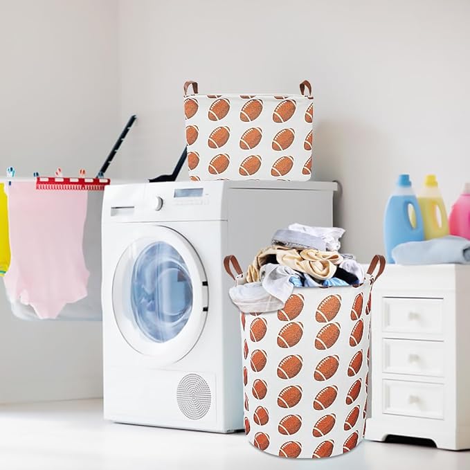 CLOCOR Rectangular Storage Basket, Storage Bin, Gift Basket, Room Decor(Rugby)-NeatNest