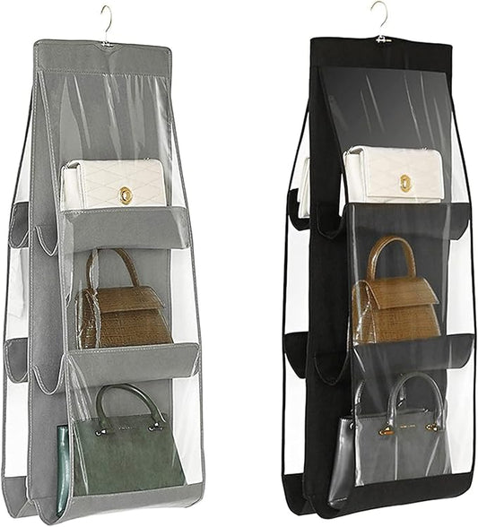 Handbag Storage Hanging Purse Organizer Bedroom Organization Dust-Proof Holder Bag for Wardrobe Closet-NeatNest