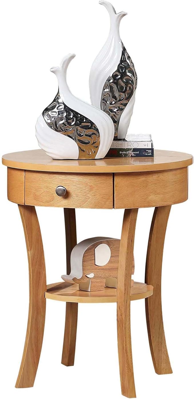 Convenience Concepts Classic Accents Schaffer End Table, Natural-NeatNest