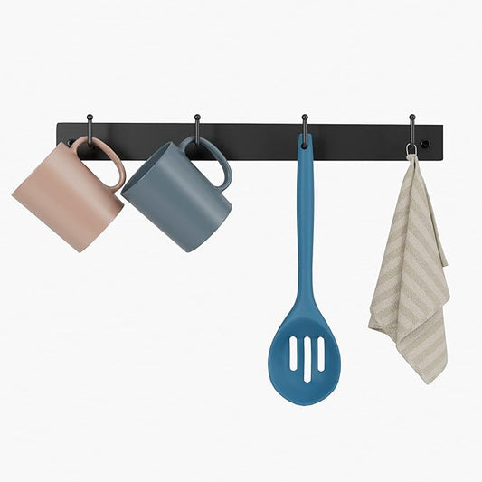 HULISEN Coffee Mug Holder Wall Mounted with 12 Hooks (Regular - Additional Mug Rack)-NeatNest
