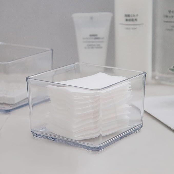 carrotez 1 Compartment Clear Plastic Drawer Organizer for Makeup, Bathroom, Desk, Vanity-NeatNest