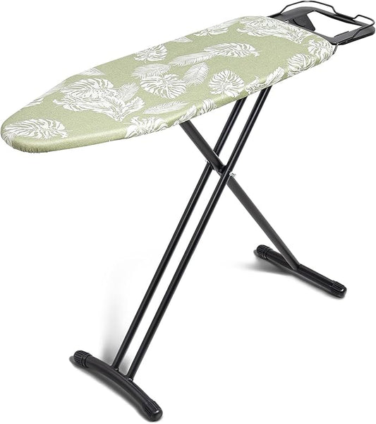 Duwee 12"x36" Ironing Board with Heat Resistant Cover and Thicken Felt Pad, Heavy Sturdy Legs