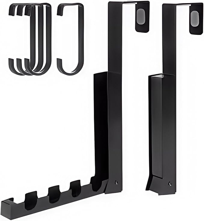 2 Pack Over The Door Drying Rack,Over The Door Hanger Folding Clothes Drying Rack,Foldable Portable Over The Door Hooks Hanger,Collapsible Folding Over Door Clothes Drying Laundry Hooks