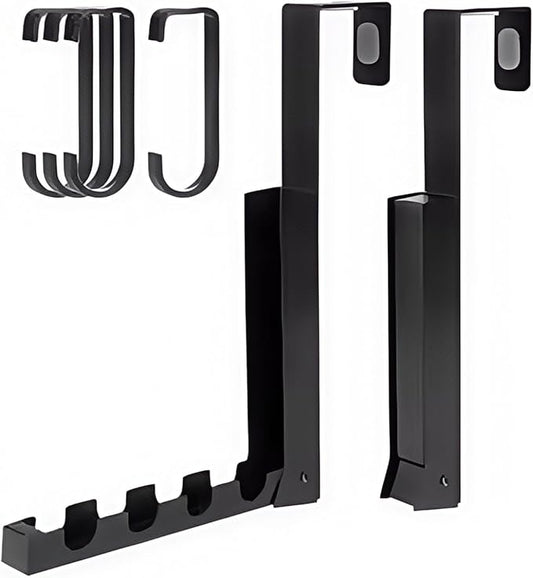 2 Pack Over The Door Drying Rack,Over The Door Hanger Folding Clothes Drying Rack,Foldable Portable Over The Door Hooks Hanger,Collapsible Folding Over Door Clothes Drying Laundry Hooks
