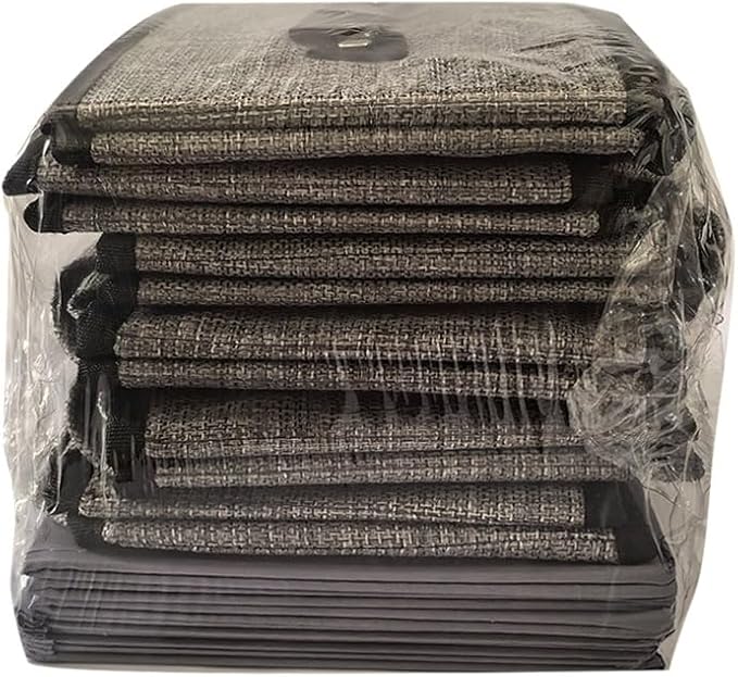 Foldable Clothes Boxes, Closet Bin with Handles, Fabric Storage Baskets for Drawers, Bins for Organizing Shelves, 13 × 9.1 × 5.5 inch, 6 Pack, Gray-NeatNest