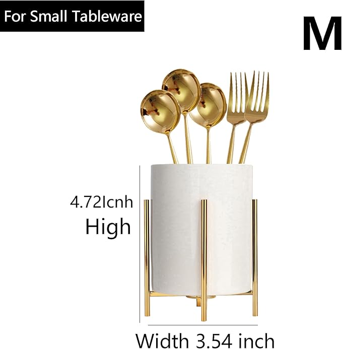 4.72'' Silverware Holder,Kitchen Utensil Holder,Flatware Organizers With Metal Frame, Mesh Flatware Holder Organizer Perfect for Home, Kitchen, Countertop, Party, Camping, Outdoor and Restaurant-NeatNest
