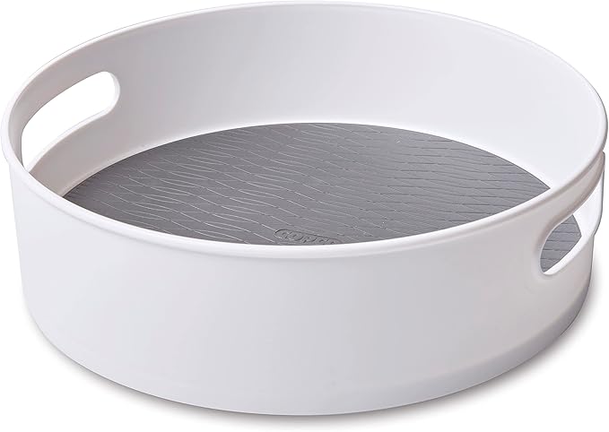 Copco Non-Skid Storage Turntable, 12-Inch, Gray-NeatNest