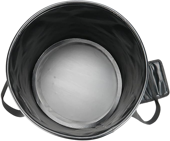 BANCHELLE Collapsible Camping Bucket with Lid 5 Gallon for Traveling Fishing Gardening