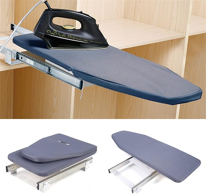 Wall Mounted Ironing Board, Foldable Ironing Board, 180¡ã Swivel Sturdy Ironing Station for Home, Apartment & Small Spaces (Style 5)