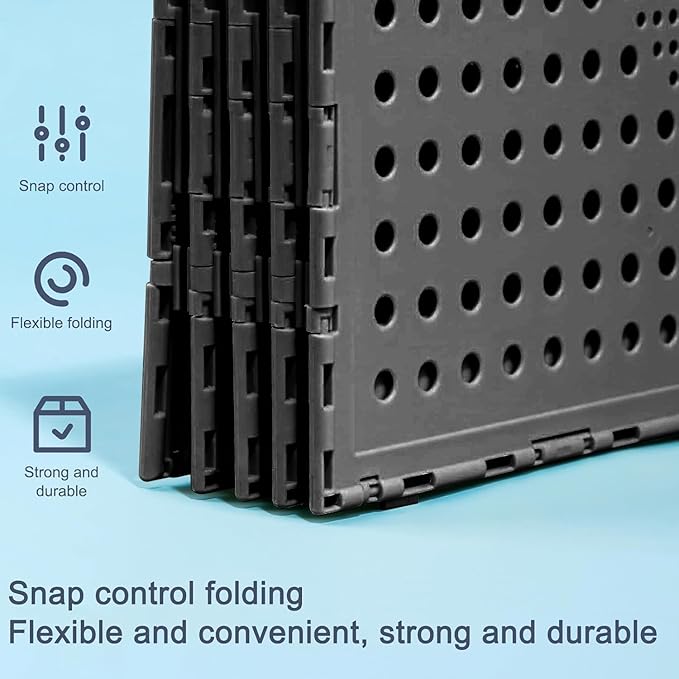 deli Collapsible Magazine File Holder 4 Vertical Compartment Binder Holder for Desk Organizer Adjustable Sturdy Binder Storage Organizer for Office School Home（Black）-NeatNest