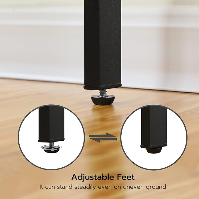 HOOBRO Over-The-Toilet Storage, 3-Tier Bathroom Organizer Over Toilet, Wooden Bathroom Shelves, Space Saver, Freestanding Storage Shelf, Easy to Assemble, Rustic Brown and Black BF41TS01