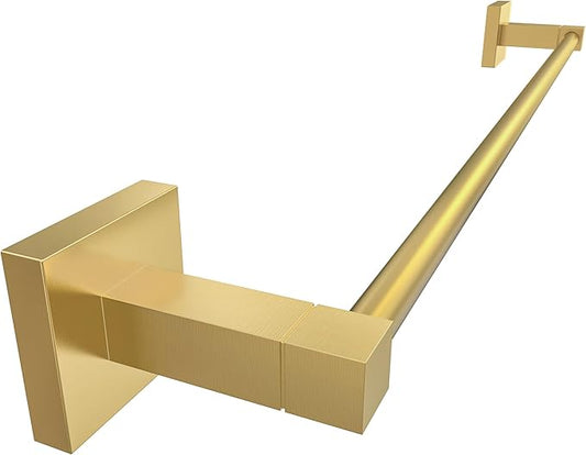 RUACQ Towel Bar 18 inch, Towel Racks for Bathroom, 304 Stainless Steel Towel Holder Wall Mounted, Heavy Duty Bathroom Decor Towel Rod (Brushed Gold)