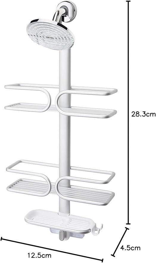 OXO Good Grips 3-Tier Aluminum Shower Caddy