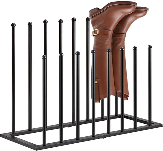Boot Rack Shoe Cabinet Metal Shoe Rack for Closet Shoe Organizer for Closet for 8 Pairs Free Standing Shoe Racks Shoe Cabinet Storage for Entryway Bedroom, Patio Outdoor, Hallway large Boot Tray-NeatNest
