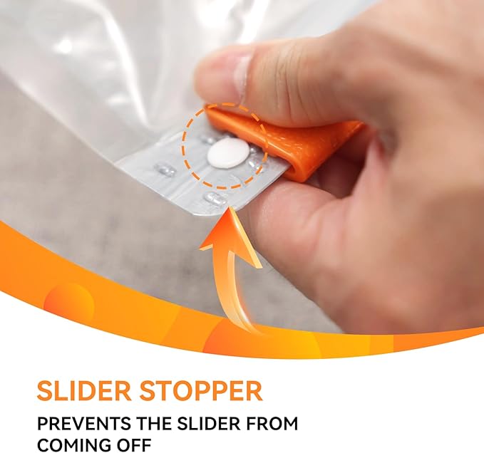 [2024 NEW] Vacuum Storage Bags (8 Jumbo) | Space Saver | Rapid Vacuum | Double Zip Seal | Special Clip Stopper | Ideal for Clothes, Blankets Compression and Travelling-NeatNest