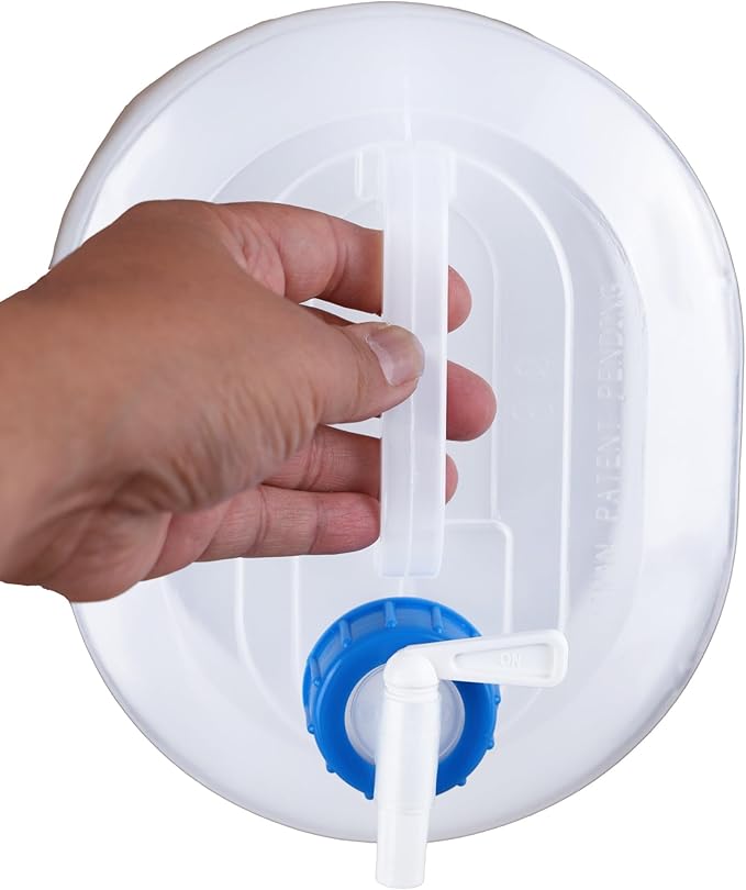 Coghlan's Expandable Camp Jug 2-Gallon – Collapsible BPA-Free Water Container with Spigot, Lightweight & Durable for Camping, Hiking, and Outdoor Adventures-NeatNest