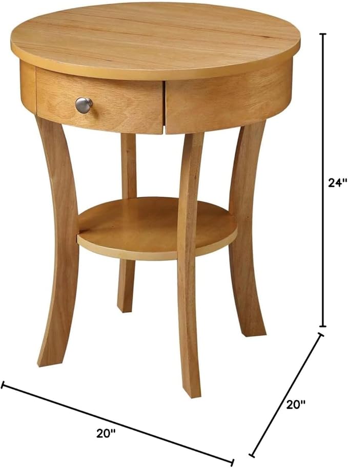 Convenience Concepts Classic Accents Schaffer End Table, Natural-NeatNest