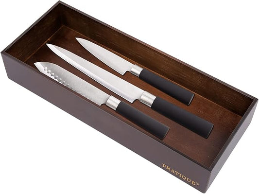 Bamboo Drawer Organizer - Kitchen Utensil Organizer Silverware Tray Cutlery Holder，Office Desk Supplies and Accessories,15 * 5.9 * 2.6,Nut-brown-NeatNest