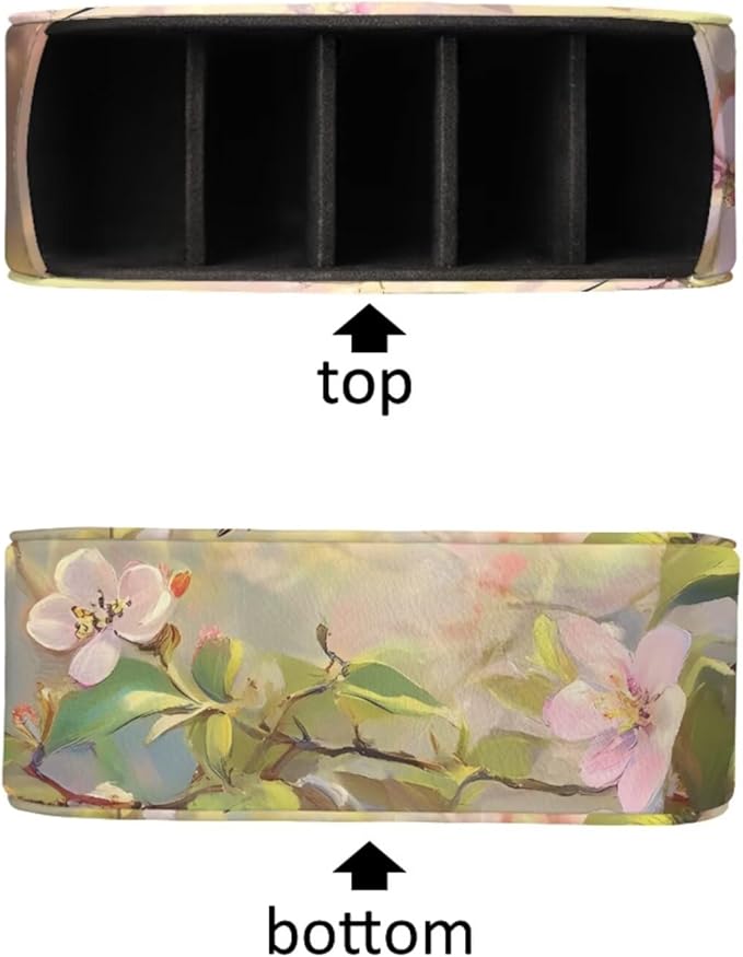 Fresh Hummingbird Print TV Remote Control Organizer Desktop Storage for Remote Controls/Controllers/Media Players/Eyeglasses/Cosmetic Brushs/Paint Brushes/Pens Organizer Green-NeatNest