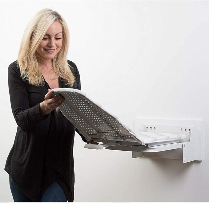 Wall Mounted Ironing Board, Heavy Duty - 38x12inch, Space-Saving for Home & Small Spaces