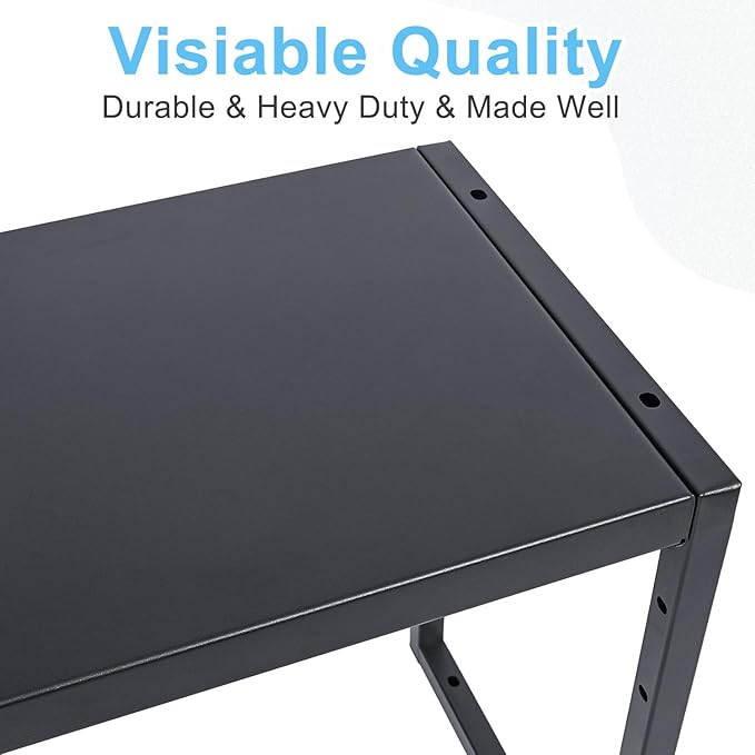 Expandable Metal Storage Shelves,110LBS Heavy Duty Shelving Units and Storage For Small Appliance, Adjustable Metal Storage Shelf Rack For kitchen Cabinet Closet Pantry Warehouse Garage,Patent Pending-NeatNest