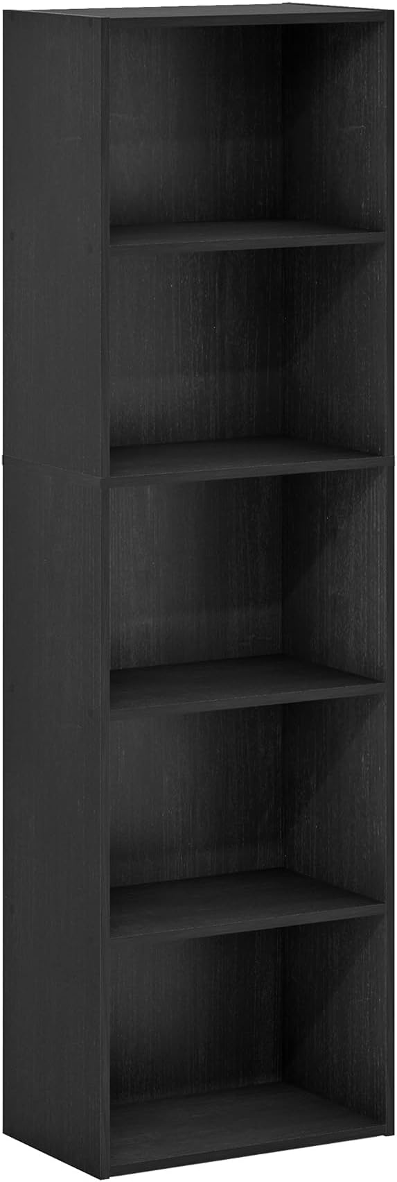Furinno Luder Bookcase / Bookshelf / Storage Shelves, 5-Tier, Blackwood-NeatNest