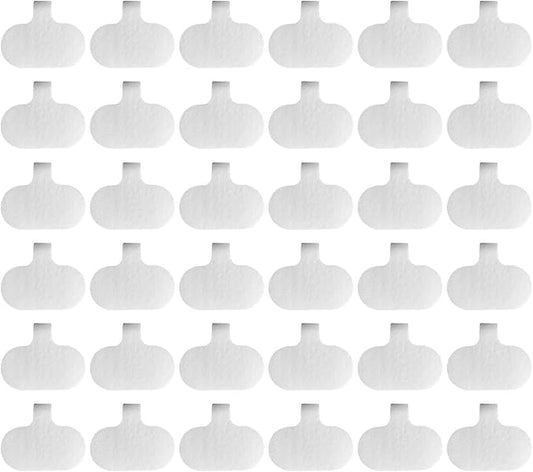 Cable Labels by Wrap-It Storage, Regular, White (36 Pack) - Write On Cord Labels, Wire Labels, Cable Tags and Wire Tags for Cable Management and Electronics, Computers. Great Stocking Stuffer-NeatNest