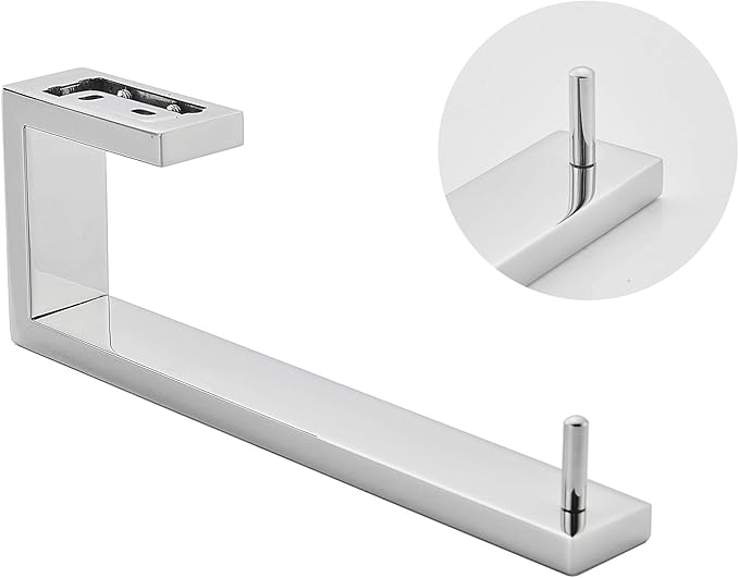 Hand Towel Holder, Towel Bar Stainless Steel SUS304, Towel Hanger Hardware Set for Bathroom, Kitchen, Cabinet, Laundry Room, Polish Finished & Wall Mounted