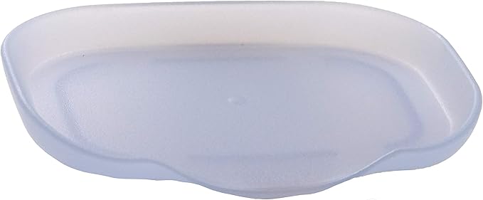 Aira Soap Saver - Soap Dish & Soap Holder Accessory - USA Made BPA Free Shower & Bath Soap Holder - Drains Water, Circulates Air, Extends Soap Life - Fits All Soap Dish Sets - Crystal Dish Combo-NeatNest