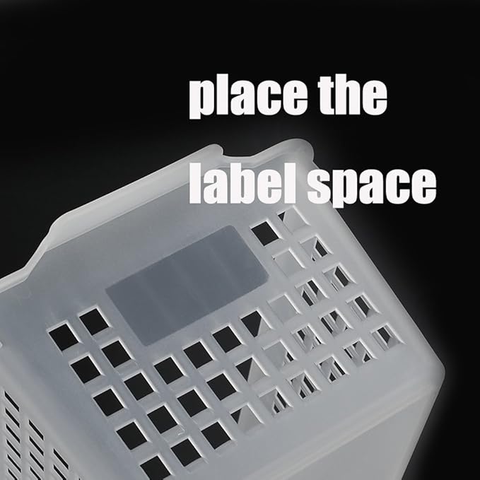 Clear Plastic Storage Bins/Basket Organizer for Home Bathroom Kitchen, 6-Pack-NeatNest