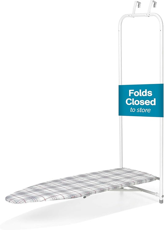 Polder Over-The-Door Hanging Ironing Board - Includes Cover and Pad