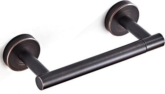 Bronze Toilet Paper Holder SUS304 Stainless Steel Double Post Pivoting Toilet Paper Roll Holder Wall Mounted Toilet Tissue Holder for Commercial Bathroom RV Oil Rubbed Bronze-NeatNest