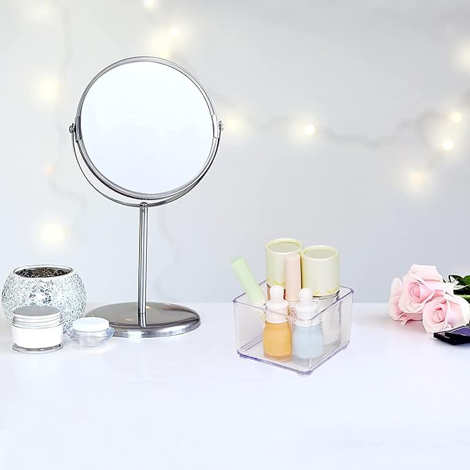 carrotez 1 Compartment Clear Plastic Drawer Organizer for Makeup, Bathroom, Desk, Vanity-NeatNest