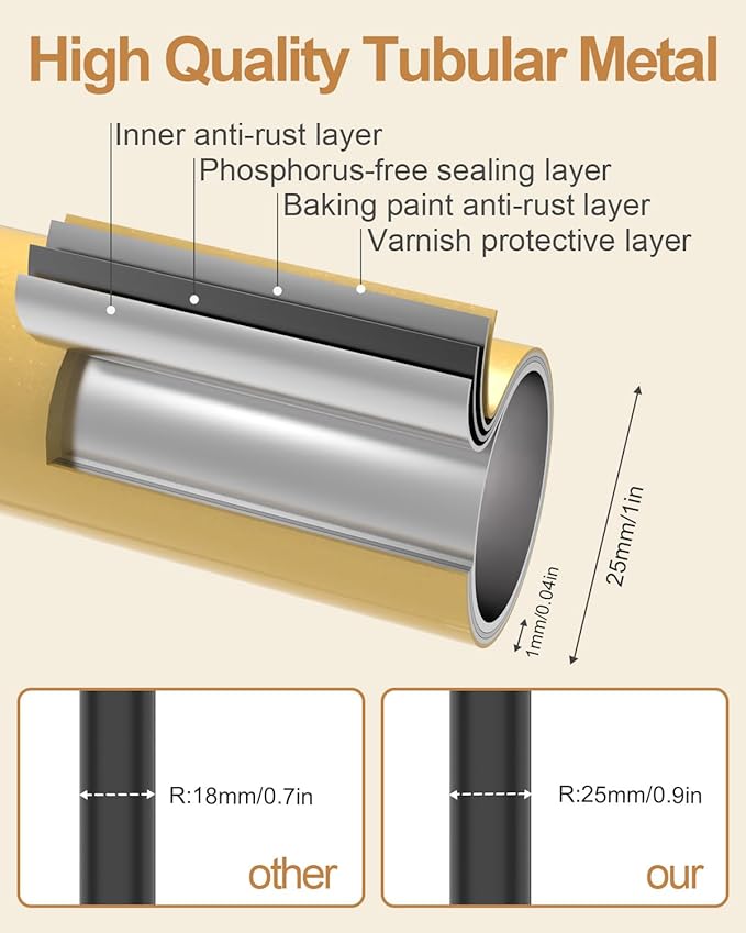 Coat Rack Freestanding, Small Standing Coat Tree with Heavy Rock Slab Base, Modern Metal Coat Hanger Stand with 8 Hooks, Garment Rack, 11.8 x 11.8 x 68.9 In, Gold, GYJ002WJ-NeatNest
