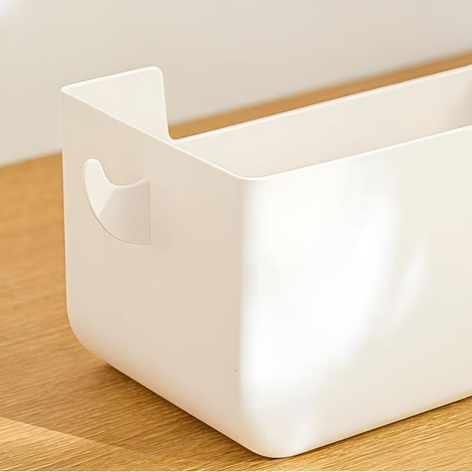 Bunk Bed Shelf for Top Bunk Kids Bunk Bed Accessories Caddy, Dorm Book Holder Bedside with Hooks For Bed Rail, 11 lbs Capacity, White, Plastic-NeatNest