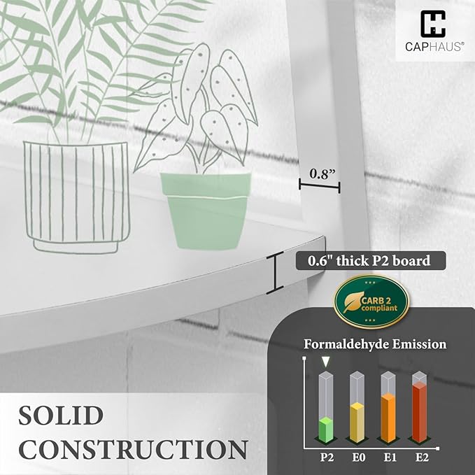 CAPHAUS Tall Corner Shelf Stand, 6-Tier Display Shelves, Ladder Corner Wood Storage Plant Bookshelf with Metal Frame, Versatile Shelving Unit Bookcase for Home Office Space, White-NeatNest