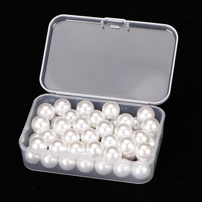 10 Packs Small Clear Plastic Beads Storage Containers Box Transparent Boxes with Hinged Lid for Small Items, Jewelry, Crafts (3.34 x 2.16 x 1 in)-NeatNest