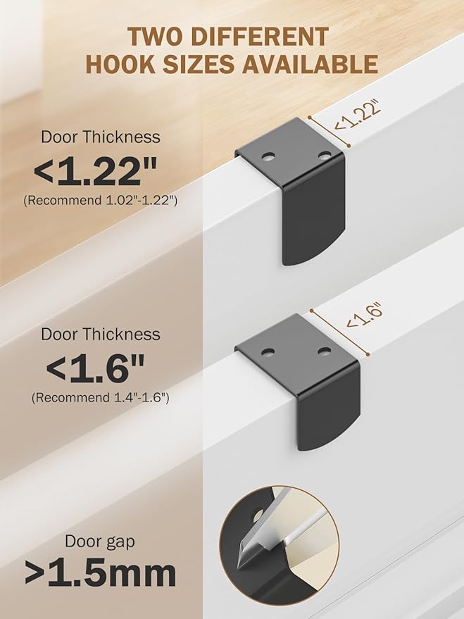 Delamu 9-Tier Over the Door Pantry Organizer with Acrylic Panel, Pantry Organization and Storage, Black Hanging Basket Wall Spice Rack Seasoning Shelves, Home Kitchen Bedroom Bathroom House Essentials-NeatNest