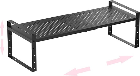Multi-Functional Metal Shoe Rack, Space-Saving, Perfect for Entryway, Closet, Bathroom, etc. - Sturdy and Durable, High Weight Capacity(1PACK/Black/Medium)-NeatNest