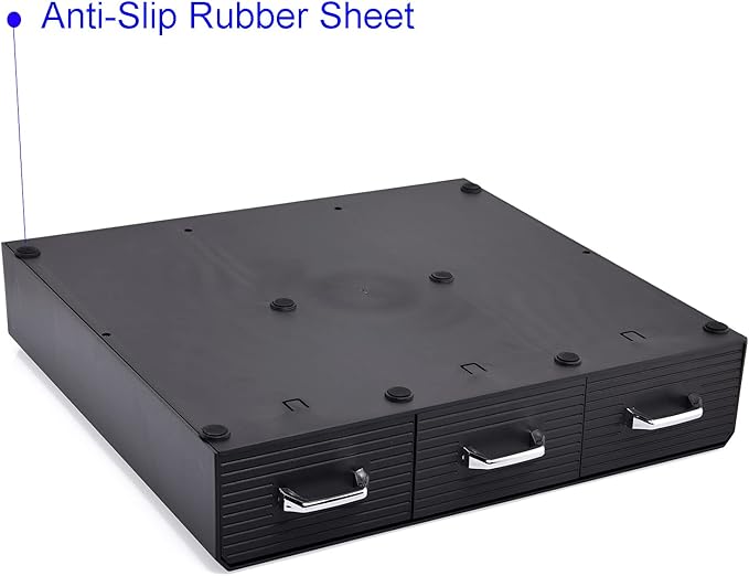 Coffee Pod Storage Drawer Coffee Capsule Organize Drawer Coffee Maker Holder Organizer,Compatible with 36 Capacity K-Cup or 48 Nespresso Capsule, Black-NeatNest