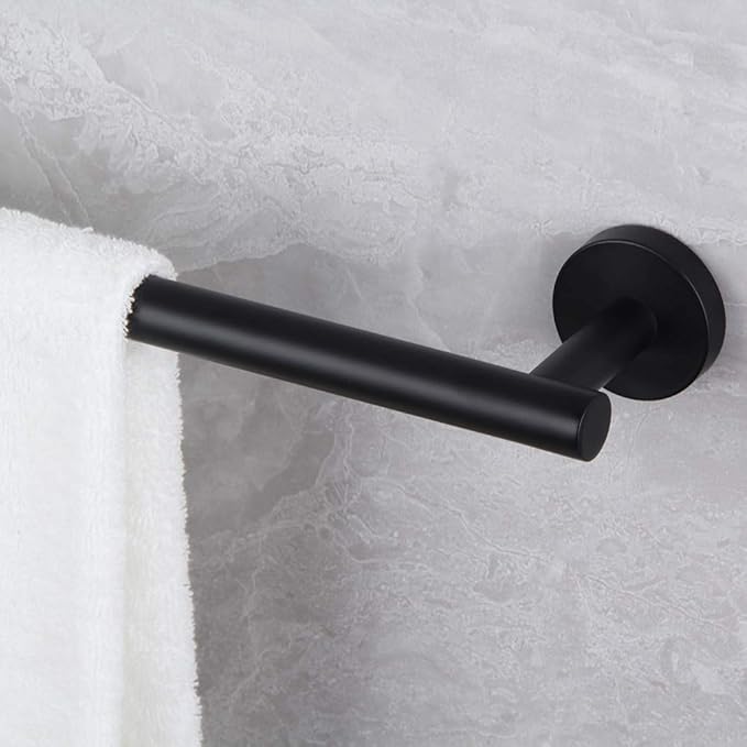 30-Inch Matte Black Bath Hand Towel Bar SUS 304 Stainless Steel Towel Rack Holder for Bathroom Wall Mount