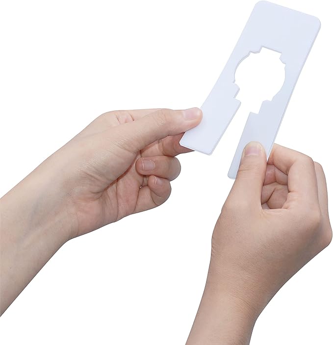 30 PCS Rectangular White Plastic Closet Dividers with a Bonus Marker, Writable and Reusable for Sorting Clothing Size, Color, Size 2” x 5.4’’(Inner Diameter 1.4”)-NeatNest