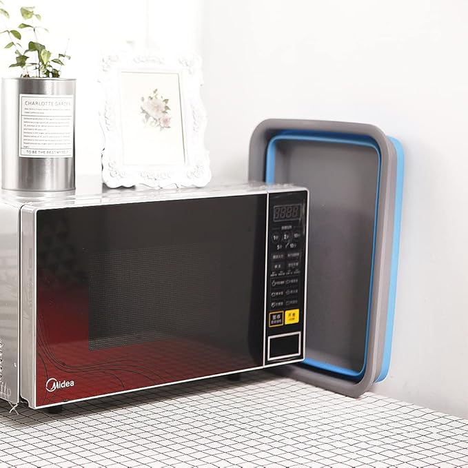 Collapsible Dish Pans – 10L (2.6 Gal) Foldable Sink Tub, 14.5'' x 10.5'' x 5", Compact and Space-Saving Multiuse Foldable Basin for Dish Washing, Camping, RV and Vegetable Cleaning-NeatNest