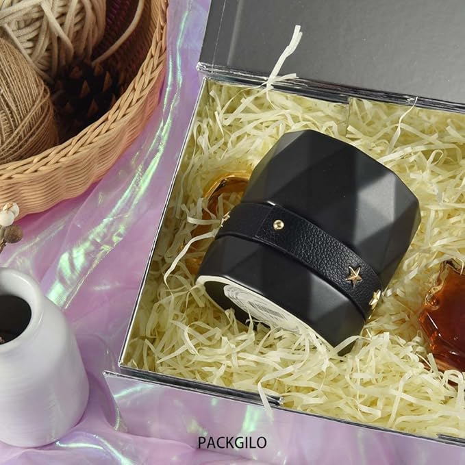 1PCS Silver Gift Box 9.5x7x4 Inches, Sturdy Gift Box with Lid for Gift Packaging, Foldable Magnetic Closure Storage Boxes, Bridesmaid proposal box, Rectangle Collapsible Box-NeatNest